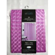 #1793-PK, Pink Color 3D PEVA Shower Curtain-12PCS/CS