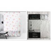 #1750-26,PEVA Shower Curtain with 12 Hooks-12PCS/CS