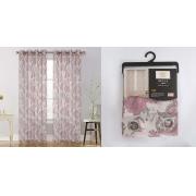 #P-081, Bella Rose Color Dolly Print Window Curtain Panel-24PCS/CS	