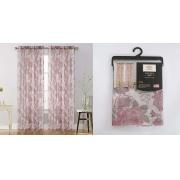 #P-085 Vicky Rose Color Dolly Print Window Curtain Panel-24PCS/CS	