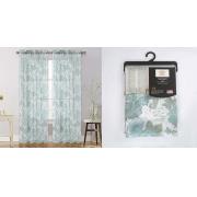 #P-086 Vicky L-Green Color Dolly Print Window Curtain Panel-24PCS/CS	
