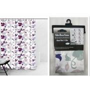 #1792-14, 120g Polyester Shower Curtain with Prints-12PCS/CS
