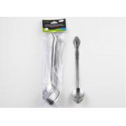 #1502, 12PC Stainless Steel Ice Spoon-24 DZS/CS