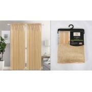 #P-118, Flora  Blackout Gold Jacquard Rod Pocket Panel-24PC/CS