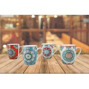 #1028, New Bone China Mugs- 36 pcs/cs