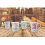 #1034, New Bone China Mugs- 36 pcs/cs