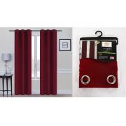 #P-125, Laura 1PC Blackout Burgundy Color 54