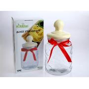 #8286, 88oz/2600ml Glass Jar with Ceramic Lid 6PCS/CS	