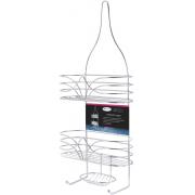 #3820, 2 Layer Chrome Plated Bathroom Shower Caddy-6PCS/CS