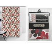 #1413-10,180g Canvas Fabric Printed Shower Curtain- 12 pcs/cs
