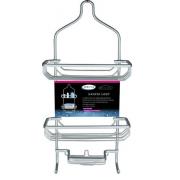 #3830-GUN, Dark Gray Metal Gun Color Aluminum 3 Layer Shower Caddy-6PCS/CS
