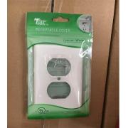 #C101, 1 Gang Duplex Receptacle Cover UL- 24 PCS/cs