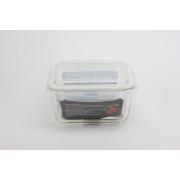 2200ml/74.4oz square glass food container-12PCS/CS