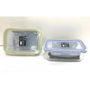 Rectangular 28OZ/830ml Glass Food Storage Container-12 pcs/cs